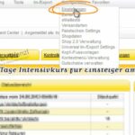 Einstellungen bei Afterbuy