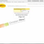 Bestätigung der MWS Registrierung