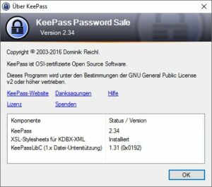 Keepass mit Firefox 57